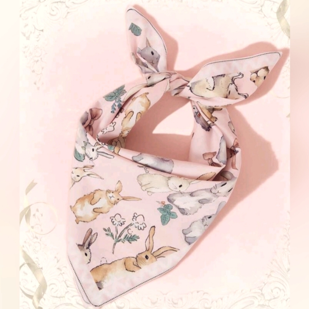 Coquette Bunny Head Scarf